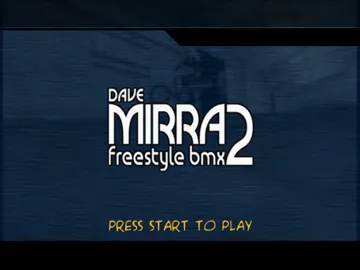 Dave Mirra Freestyle BMX 2 (USA) screen shot title